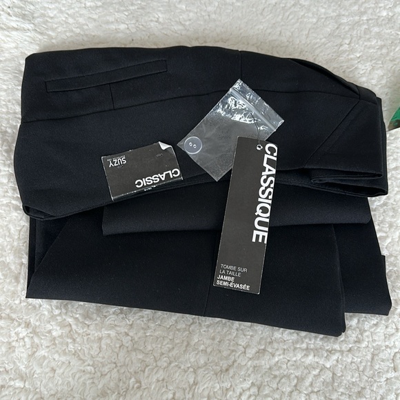 SUEY SHIER flare fabric pants - Picture 5 of 14